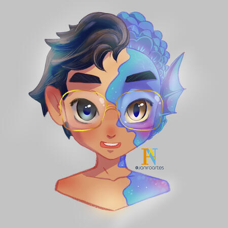 Self-portrait x Luca